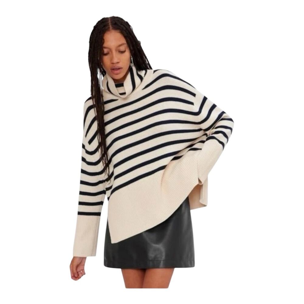 Gap Turtleneck Sweater Women Oversized Large 100% Cotton